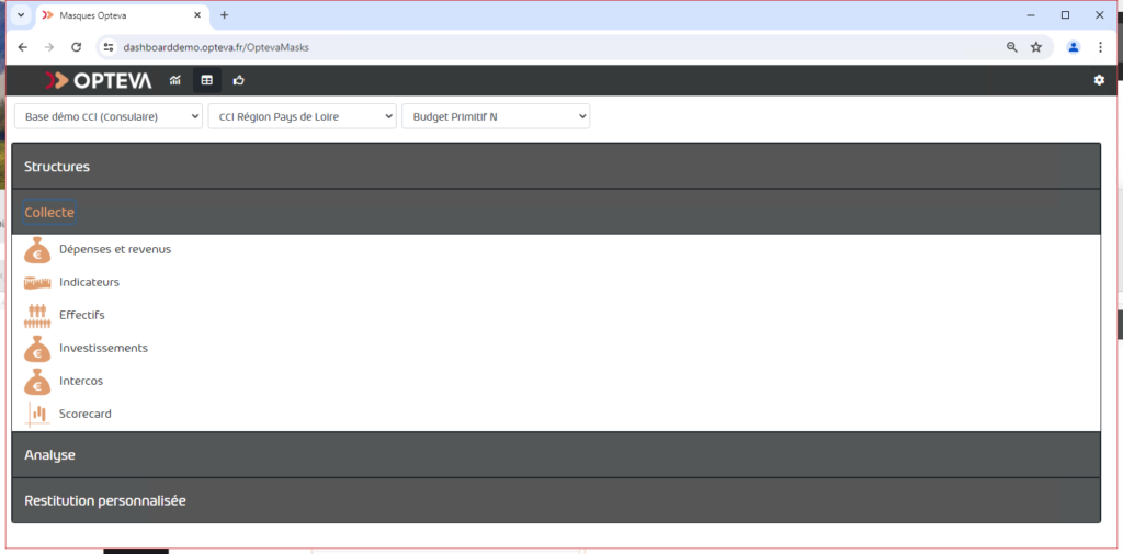 collecter les données budgétaires