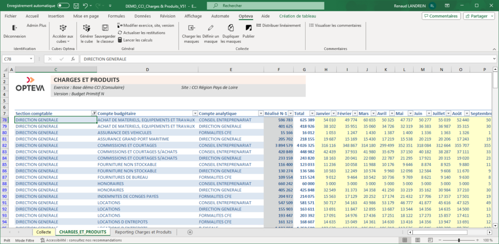 Collecter les données budgétaires